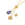 Vente au détail Perles Coulissantes Laiton Doré Qualité avec Plastique 5x2,5mm, Trou 1mm (2)
