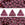 Vente au détail KHEOPS par PUCA 6mm pastel burgundy (10g)