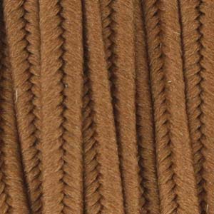soutache polyester brun clair 3x1.5mm (2m)