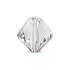 Perles Swarovski 5328 xilion bicone crystal silver shade 4mm (40)