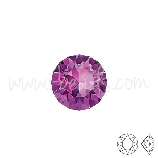 Achat Cristal Swarovski 1088 xirius chaton amethyst 6mm-ss29 (6)