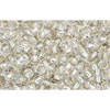 Cc21 - perles de rocaille Toho 11/0 silver lined crystal (250g)