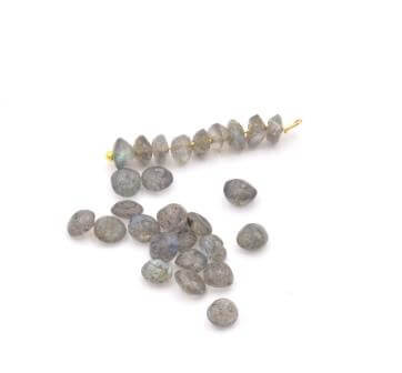 Perles en labradorite bicone chips environ 4x2mm (30)