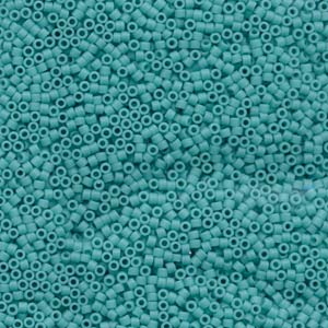 Achat DB759 -11/0 delica bead opaque MATTE TURQUOISE- 1,6mm - Hole : 0,8mm (5gr)