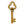 Grossiste en Pendentif cle métal doré or fin vieilli 21.8mm (1)