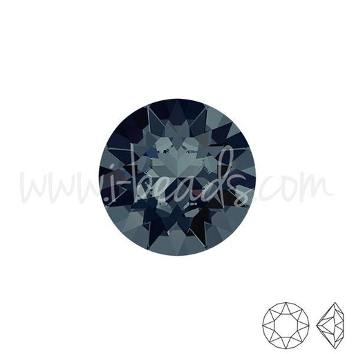 Achat Cristal Swarovski 1088 xirius chaton graphite 6mm-SS29 (6)