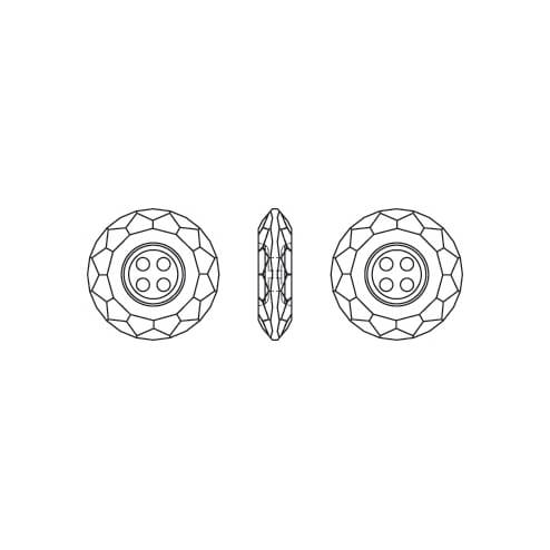 Bouton Swarovski 3008 crystal 14mm (1)