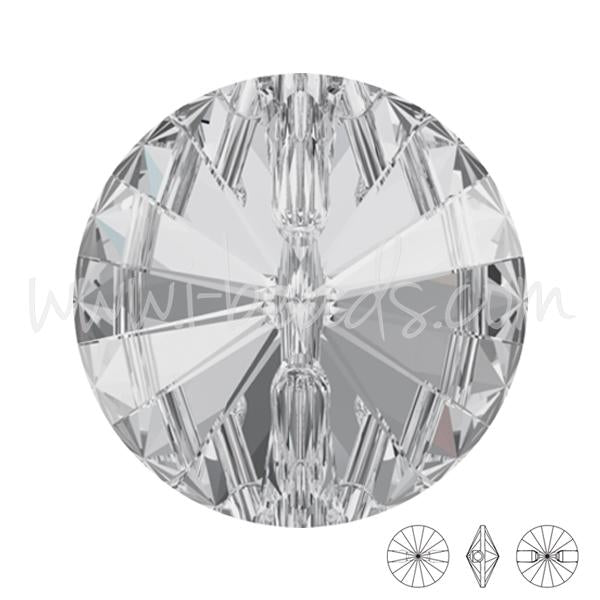 Bouton rond Swarovski 3015 crystal foiled14mm (1)