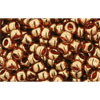 cc329 - perles de rocaille Toho 8/0 gold lustered african sunset (10g)