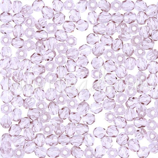 Achat Perles facettes de bohème amethyst 3mm (50)