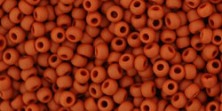 Achat cc46LF - Toho beads 15/0 round Opaque frosted Terra Cotta (5gr)