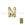 Grossiste en Perle lettre M doré or fin 7x6mm (1)
