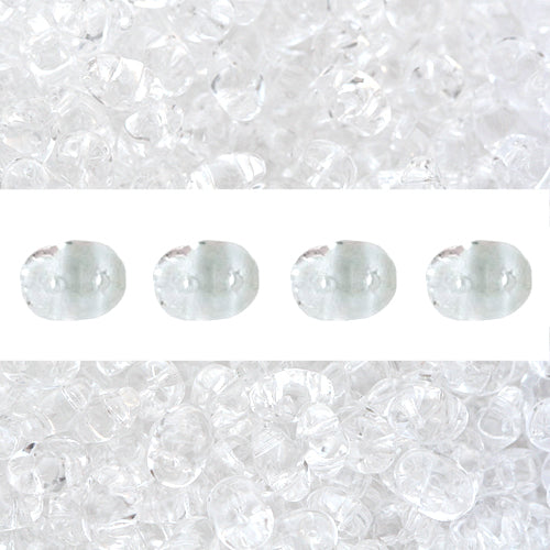 Achat Perles Super Duo 2.5x5mm crystal (10g)
