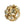 Vente au détail Boule strass crystal sur métal couleur doré 8mm (2)