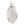 Grossiste en Pendentif véritable feuille de rose galvanisée argent 925 50mm (1)
