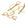 Vente au détail Boucles d'oreilles Acier Inoxydable - Dormeuses - acier doré 15.5x10x1.5mm (4)
