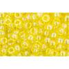 cc175 - perles de rocaille Toho 8/0 transparent rainbow lemon (10g)