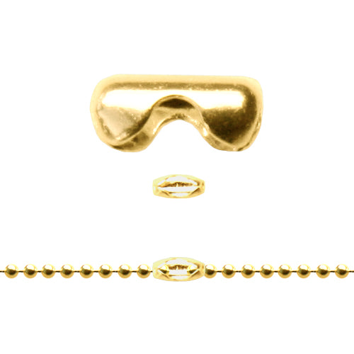 Achat Lien pour chaine a billes de 1.5mm métal doré or fin 5x2mm (5)