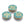 Grossiste en Perle d'Indonésie faite à la main en laiton non plaqué, vert, noeud chinois, 28mm, trou 2mm (1)