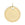 Vente au détail Médaille en acier doré Or 20mm avec anneau (Vendue à l'unité)