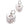 Grossiste en Charm, pendentif en laiton plaqué platine-coeur avec zircon 7,5mm (1)