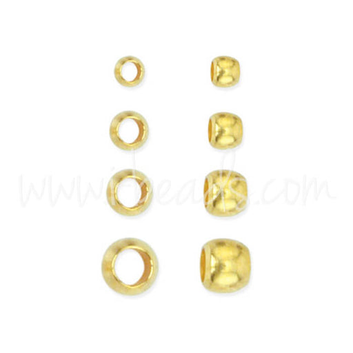 Achat Assortiment perles a écraser Beadalon métal doré qualité 600 pièces (1)