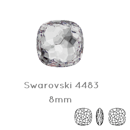 Achat 4483 Swarovski Fantasy Cushion Fancy Stone Crystal - 8mm (1)