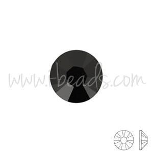 Strass à coller Crystal4You 2088 flat back jet ss12-3 1mm (80)