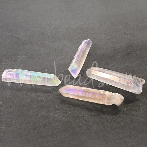 Pendentifs cristal de quartz naturel Rainbow (4)