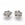 Vente au détail Perles, noeuds chinois, métal, sans nickel, couleur Argent 7x10mm (2)