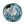 Vente au détail Perle de Murano bombée bleu et argent 14mm (1)