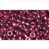 cc332 - perles de rocaille Toho 8/0 gold lustered raspberry (10g)