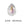 Grossiste en Swarovski 4320 Fancy Stone PEAR- Light Grey DELITE-18x13mm (1)
