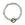 Vente au détail Bracelet chaine métal couleur argent 20cm (1)
