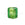 Vente au détail Perle de Murano cube vert et or 6mm (1)