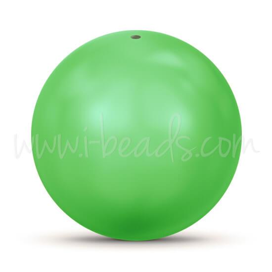 Perles Swarovski 5810 crystal neon green pearl 8mm (20)