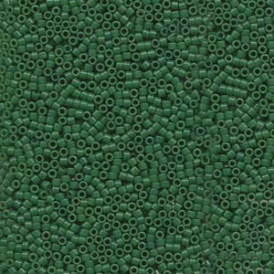 Achat DB051 - 11/0 Delica beads Dyed Opaque Jade jr- 1,6mm - Hole : 0,8mm (5gr)