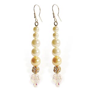 Achat Boule strass crystal sur métal couleur doré 8mm (2)
