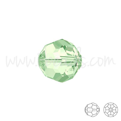 Perles rondes Swarovski 5000 chrysolite 6mm (10)