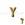 Grossiste en Perle lettre Y doré or fin 7x6mm (1)