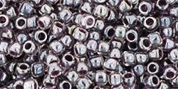 Achat cc1064 - perles rondes toho takumi lh 11/0 inside-color crystal/concord grape lined (10g)