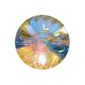 Bouton rond Swarovski 3015 crystal ab 12mm (2)