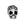 Vente au détail Perle tête de mort 10mm passage de fil 2.5mm horizontale métal Argenté vieilli 10mm (1)