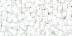 cc41 - perles Toho hexagon 2.2mm opaque white (10g)
