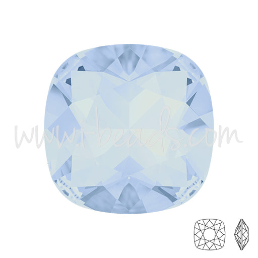 Achat Cristal Swarovski 4470 carré air blue opal 10mm (1)
