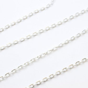 Chaîne En Gunmetal 3x2mm - 5 Mètres, Maillon Oval Ouvert, Pour Création De Bijoux