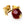 Grossiste en Boucles d'oreilles Clou fleur métal doré à l'or fin qualité (2)