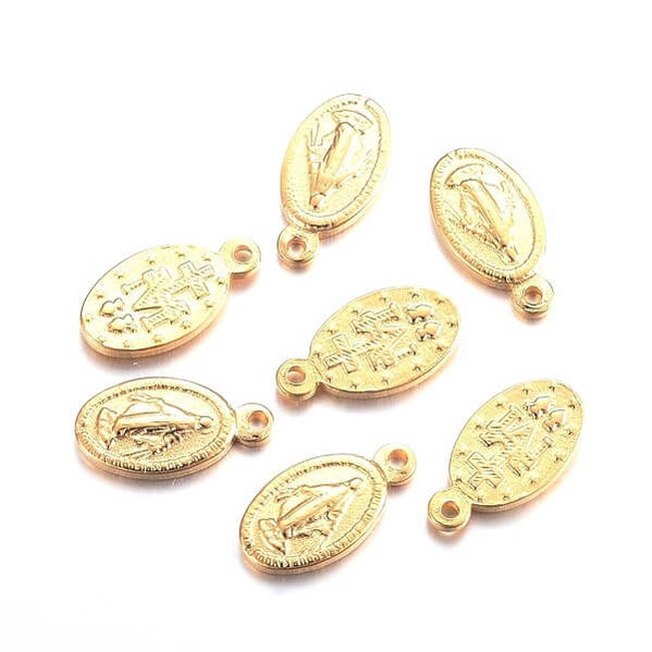 10 Perles Breloques Céramique œil - Pour Fabrication Bijoux - Neufs