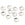 Vente au détail Strass HOTFIX Swarovski 2035 flat back chessboard circle crystal ss30-6mm (10)