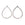 Vente au détail pendentif goutte strass argent vielli 62x43x2mm (1)